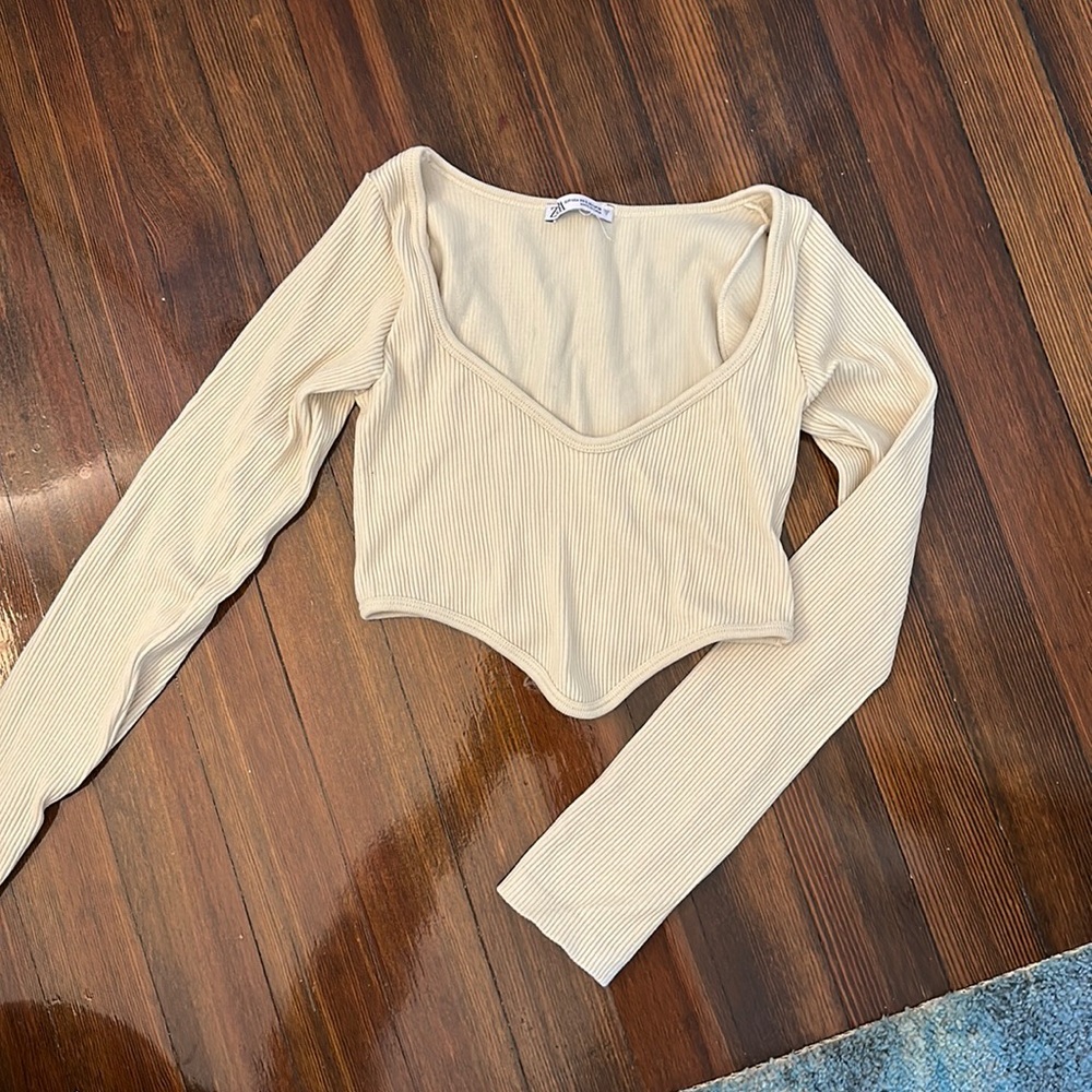 Zara Cropped Long Sleeve